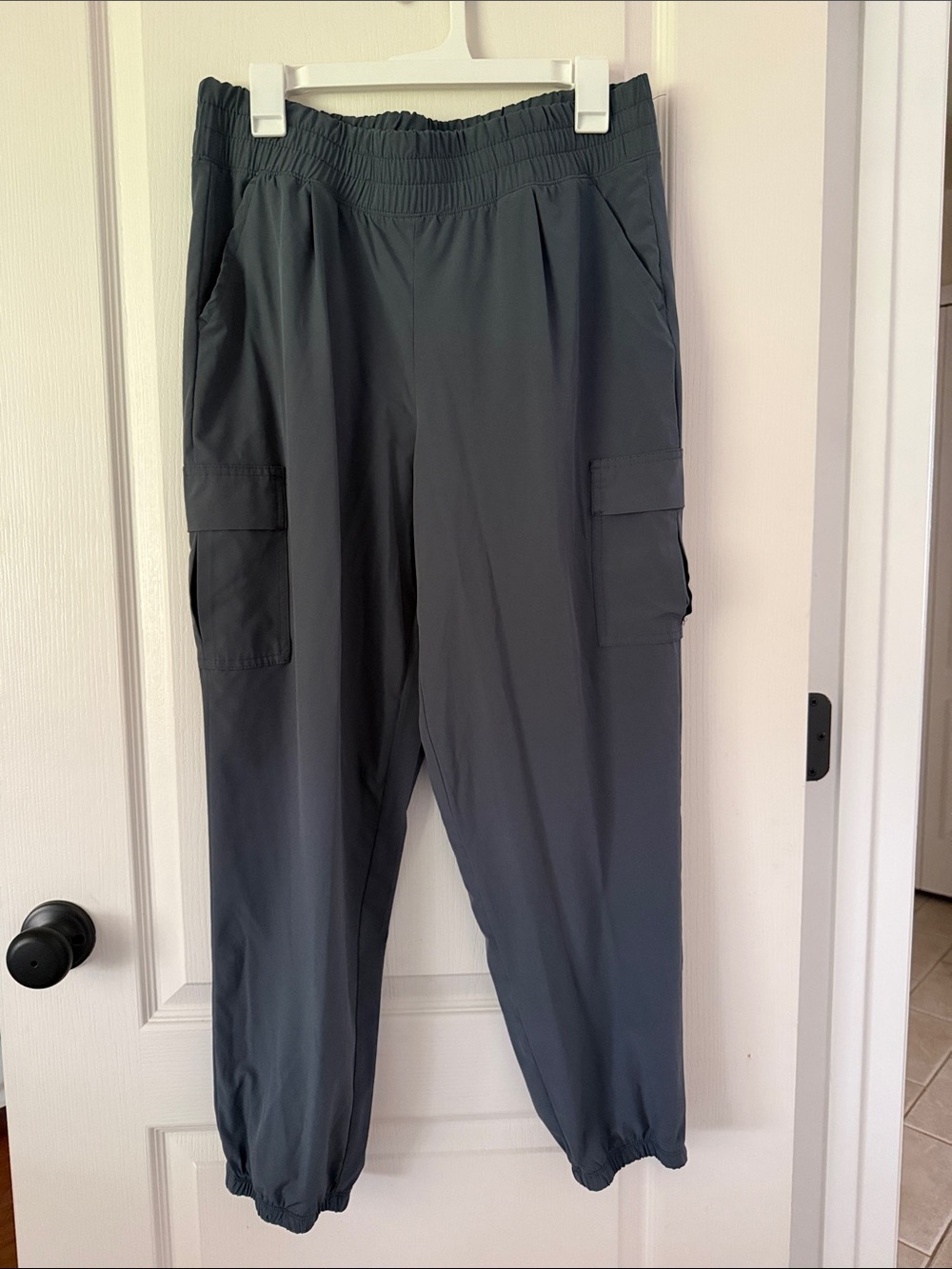 Apana Charcoal Cargo Track Joggers